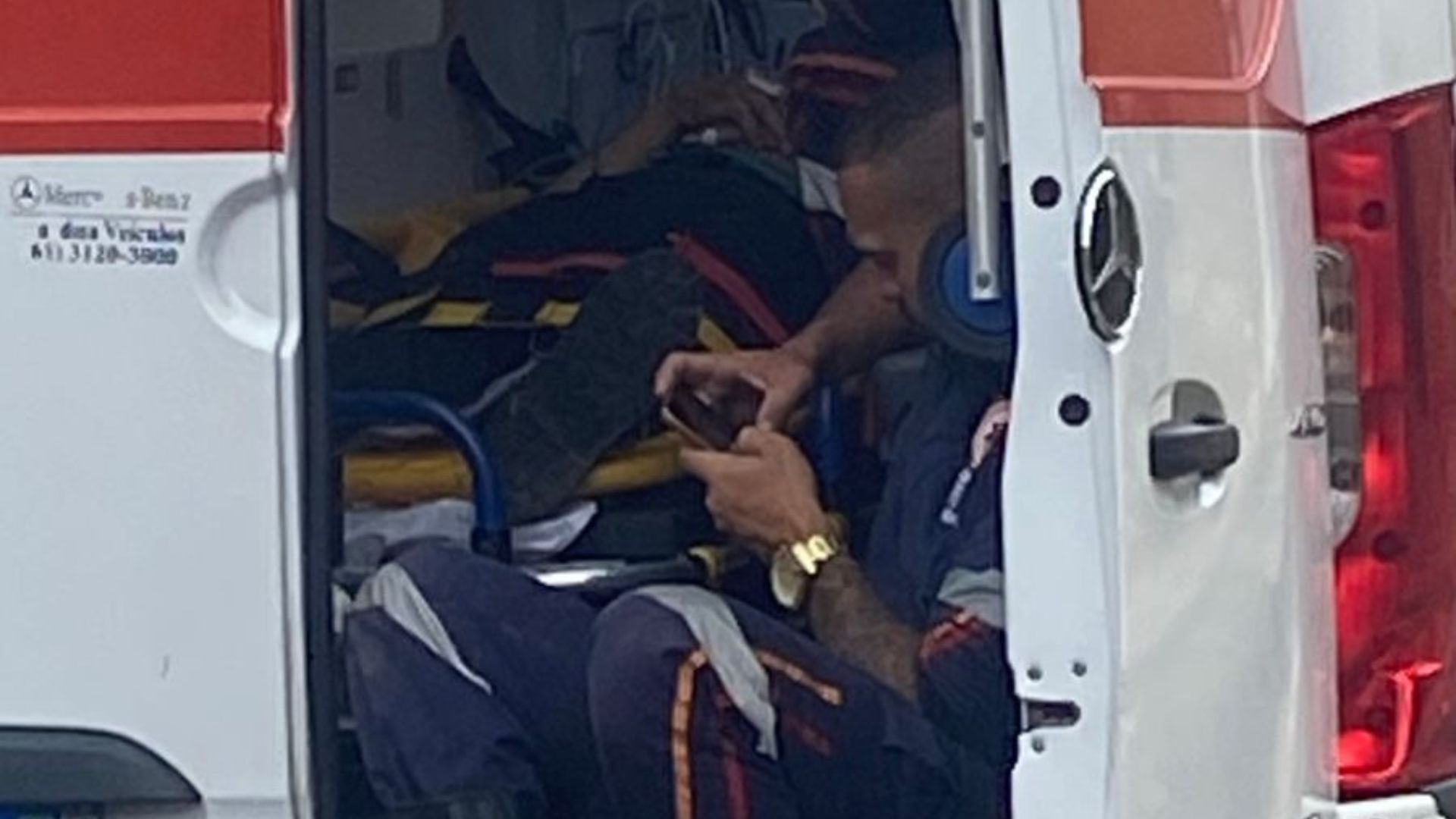 Tentativa de assalto na Av. Gal Costa. Foto: Leitor Aratu On