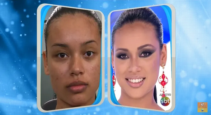 Programa Eliana ensina passo a passo de maquiagem com contorno facial; aprenda