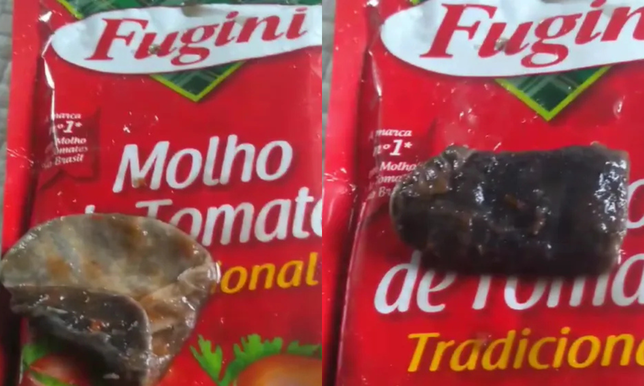 Homem será indenizado após encontrar larvas em molho de tomate.Foto: Reprodução