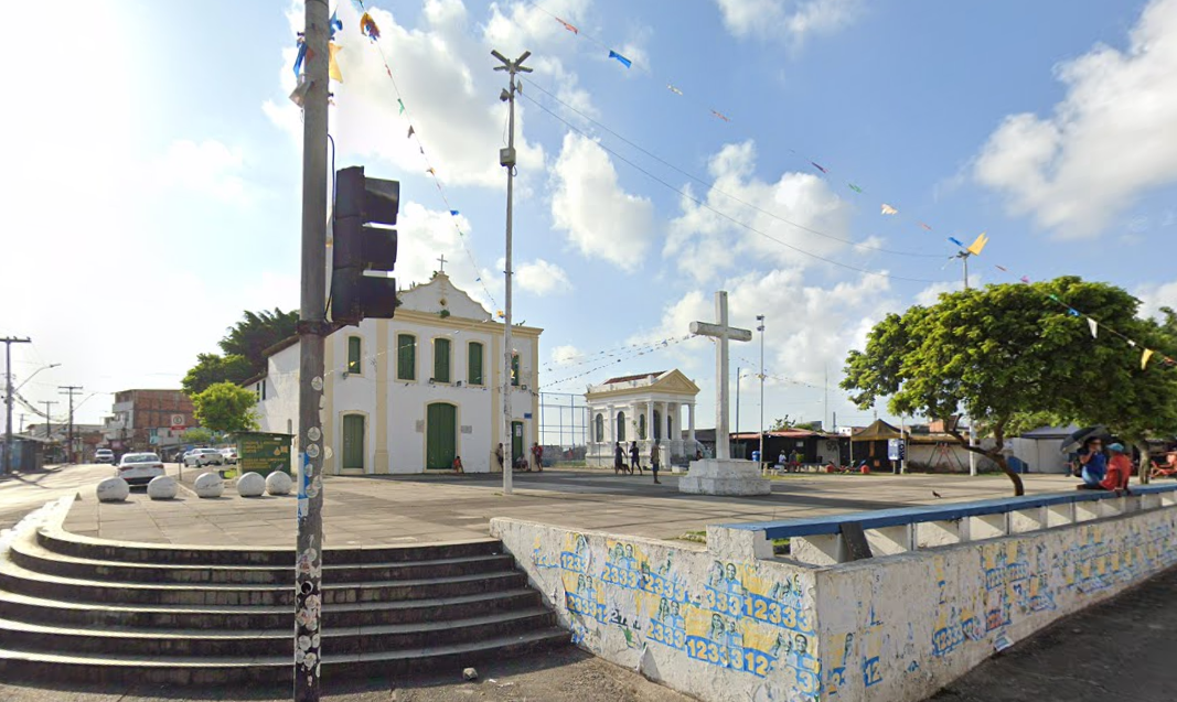 Adolescente baleada no Largo de Pirajá. Foto: Google Street View
