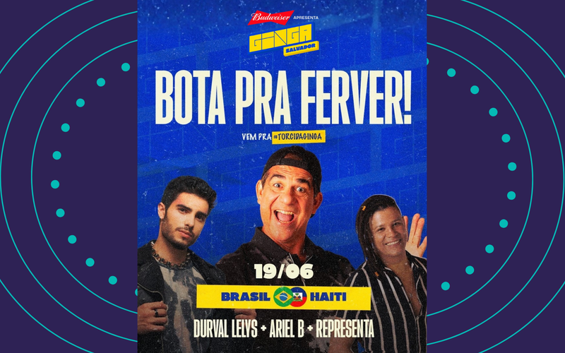 O p&uacute;blico poder&aacute; assistir ao jogo da Sele&ccedil;&atilde;o e aproveitar atra&ccedil;&otilde;es musicais em clima de est&aacute;dio/Foto: Divulga&ccedil;&atilde;o