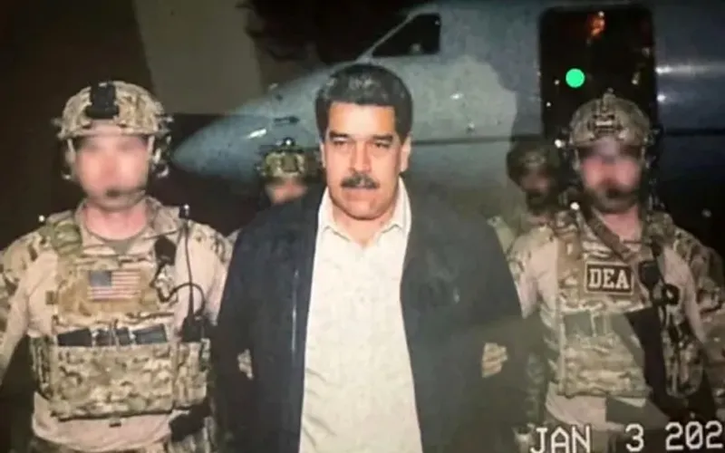 A captura de um chefe de Estado em exerc&iacute;cio por for&ccedil;as estrangeiras dentro de seu pr&oacute;prio pa&iacute;s &eacute; considerada extremamente rara e controversa no direito internacional/Foto: Redes Sociais&nbsp;