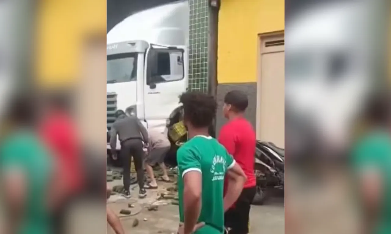 Homem com perna esmagada