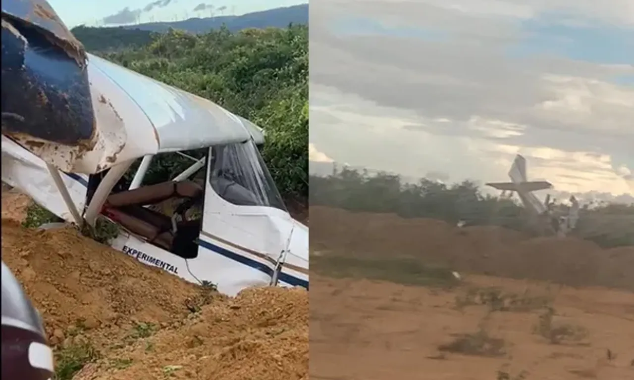 Avi&atilde;o Cai Em Zona Rural Na Bahia. | Foto: reprodu&ccedil;&atilde;o rede social