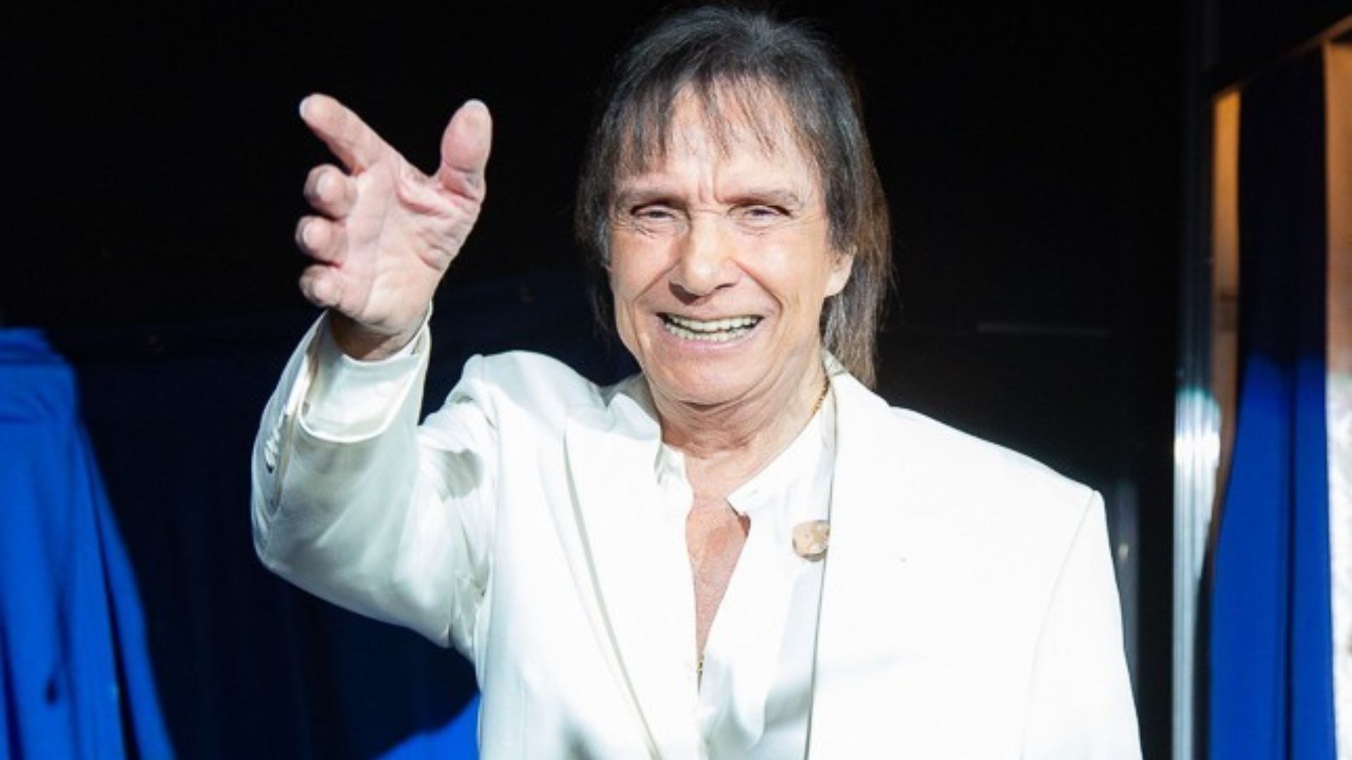 Roberto Carlos em Salvador. Foto: Instagram | Caio Girardi