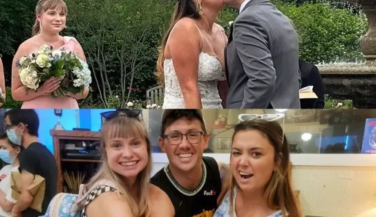 Esposa revela que divide marido com madrinha do casamento e trisal pensa em nova cerimônia; “sortudos”