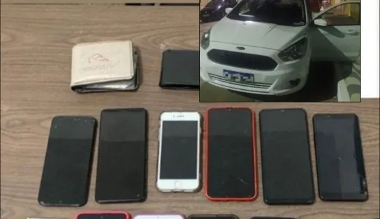 Quadrilha que “fez a limpa“ de celulares em festa é presa no interior