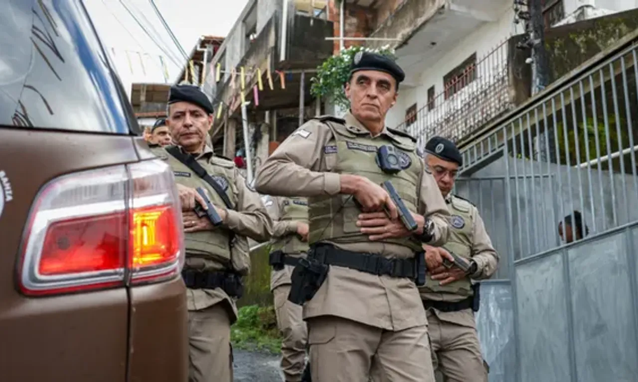 Opera&ccedil;&atilde;o Forca Total na Bahia. Foto: PMBA