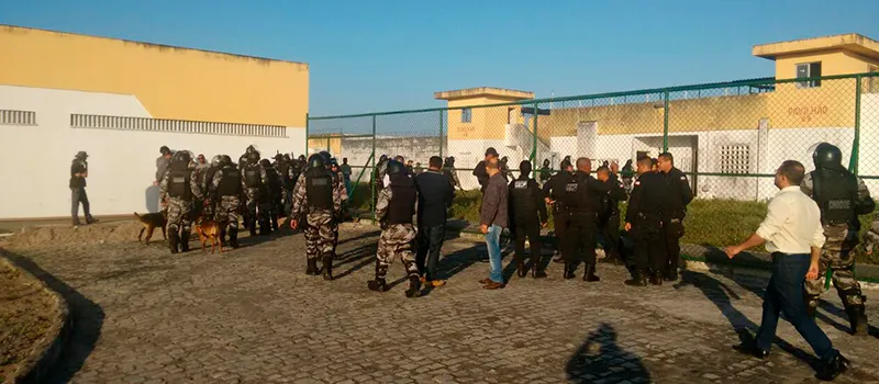 GRANDE OPERAÇÃO: Polícia realiza mega operação de revista no Conjunto Penal de Feira