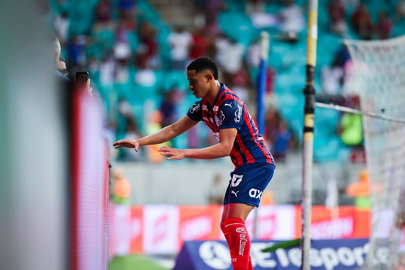 O Bahia venceu o Náutico por 3 a 1, com dois gols de Tiago. Foto: Letícia Martins | EC Bahia