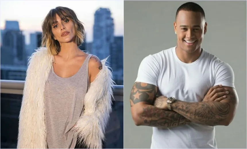 Léo Santana e Cleo Pires aparecem com a mesma jaqueta e fãs especulam romance