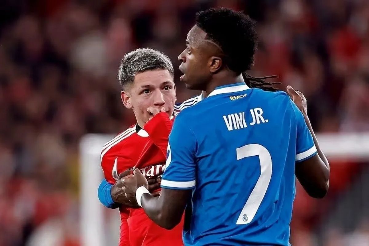 Acusado de racismo contra Vini Jr, &eacute; suspenso por &lsquo;xingamentos homof&oacute;bicos&rsquo;. Foto: Reprodu&ccedil;&atilde;o/X