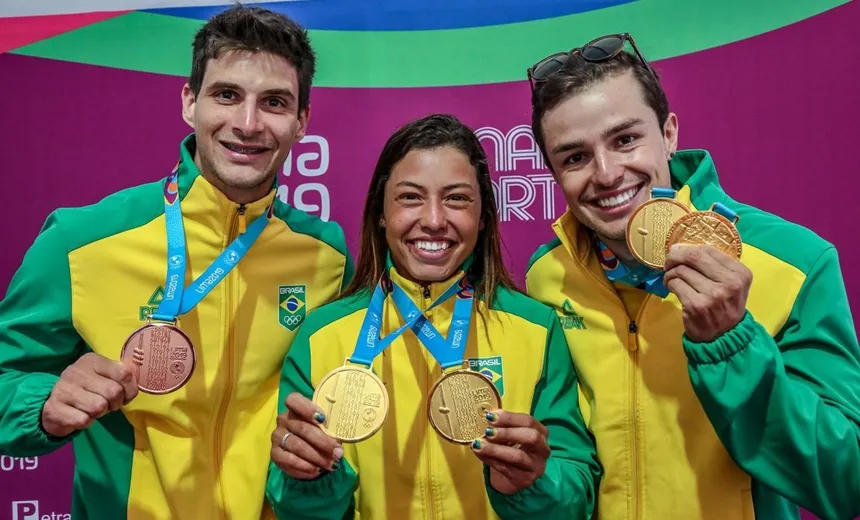 Brasil abre última semana do Pan como vice-líder do quadro de medalhas