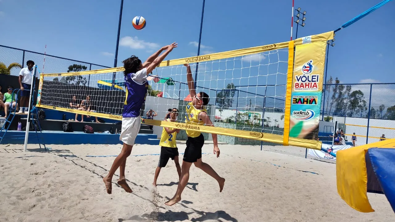Praia da Penha recebe ultima etapa da Copa Baiana de Vôlei de Categorias de Base 2024