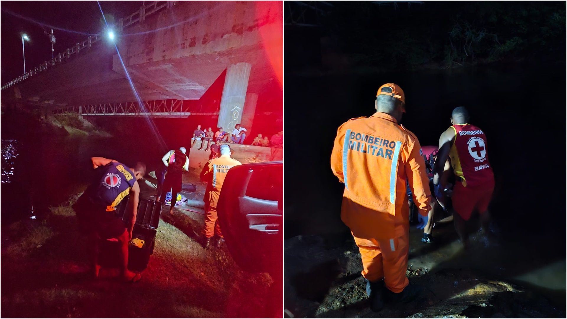 Corpo de motociclista é encontrado em Iaçu. Foto: Corpo de Bombeiros 