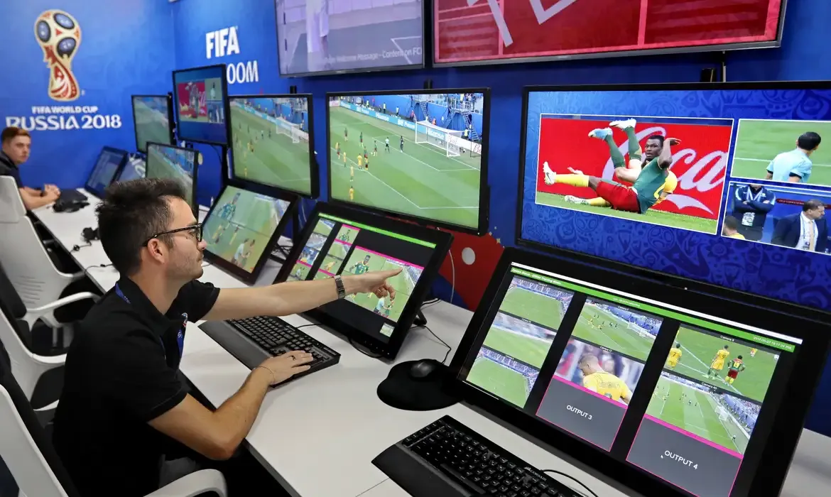 VAR utilizado na Copa do Mundo 2018. Foto: Divulgação/FIFA