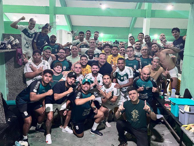 Sousa comemora mais um resultado no Paraibano. Foto: Divulgação/Sousa