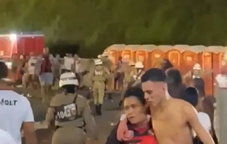 Briga em show de Edcity acaba com 13 detidos no Barradão; veja vídeos