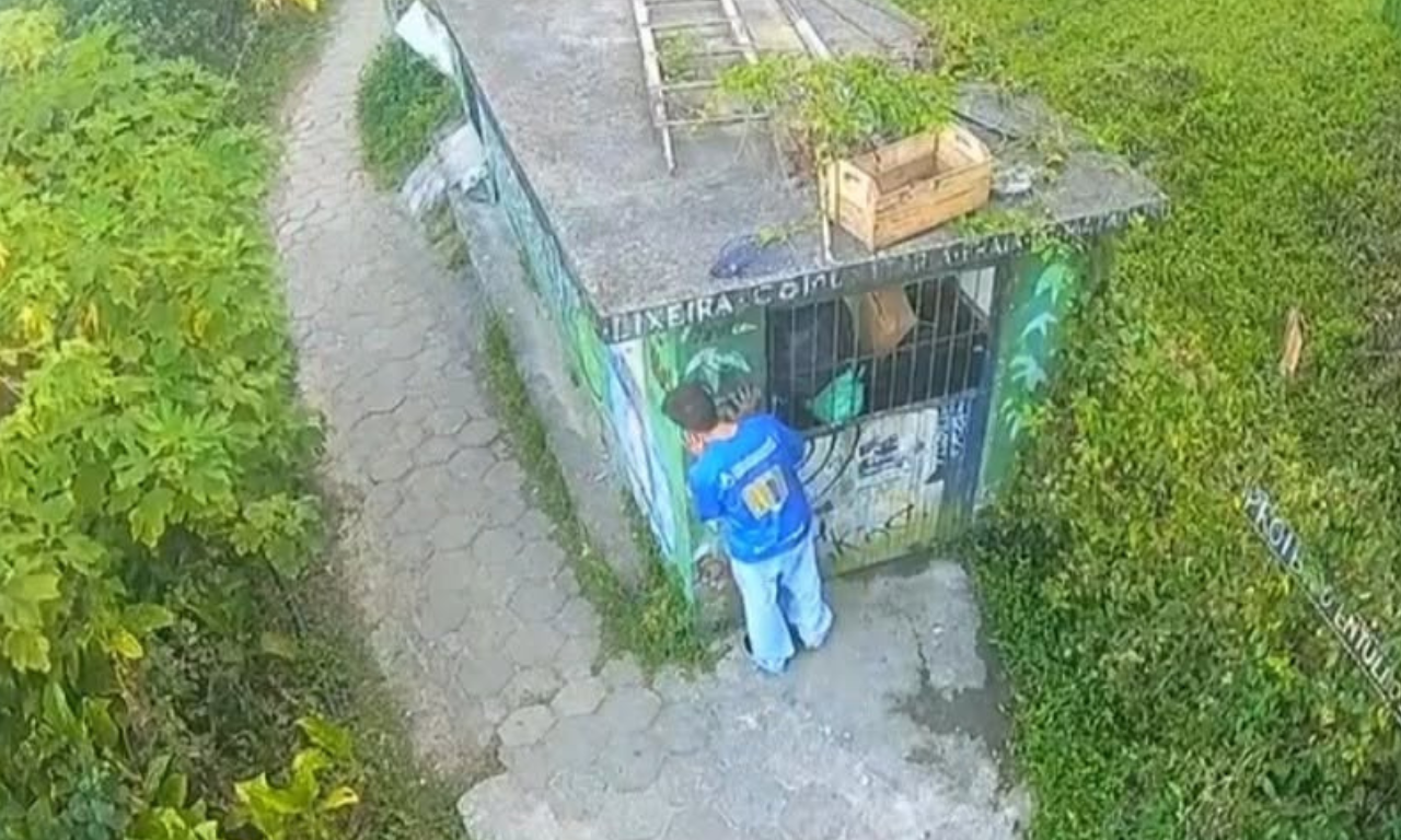 Caso Catarina Kasten: vídeo flagra suspeito seguindo vítima antes de matá-la.Foto: Reprodução