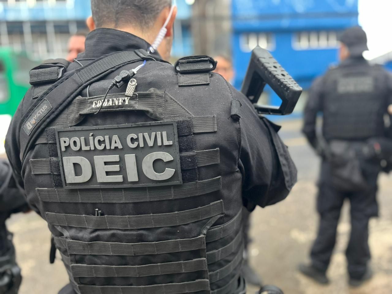 Pol&iacute;cia Civil investiga morte de mototaxista em Salvador. Foto: Ascom PC