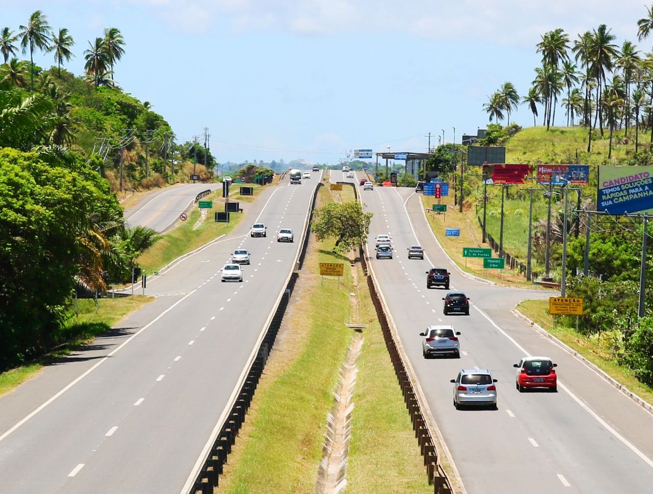 Rodovia BA-099, administrada pela CLN. Imagem: Divulgação Monte Rodovias.