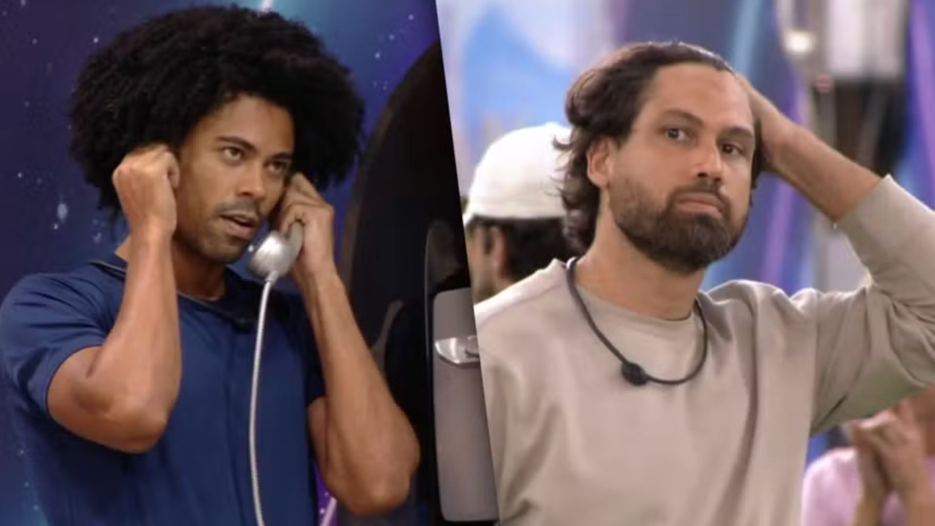 Big Fone e Prova do L&iacute;der no BBB 26. Foto: Gshow