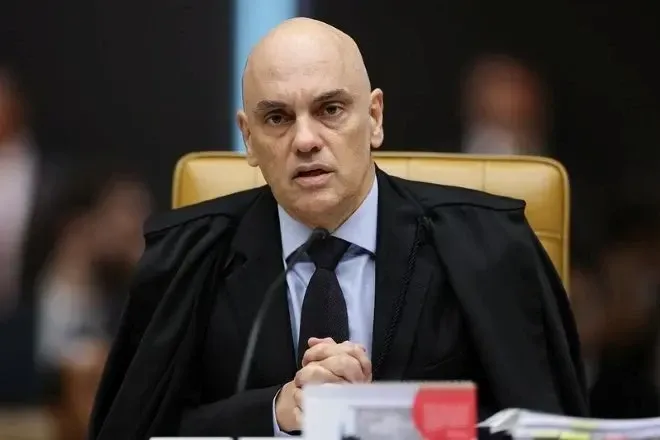 O Ministro Alexandre De Moraes Em Sessão Plenária Do Stf Ton Molina Stf