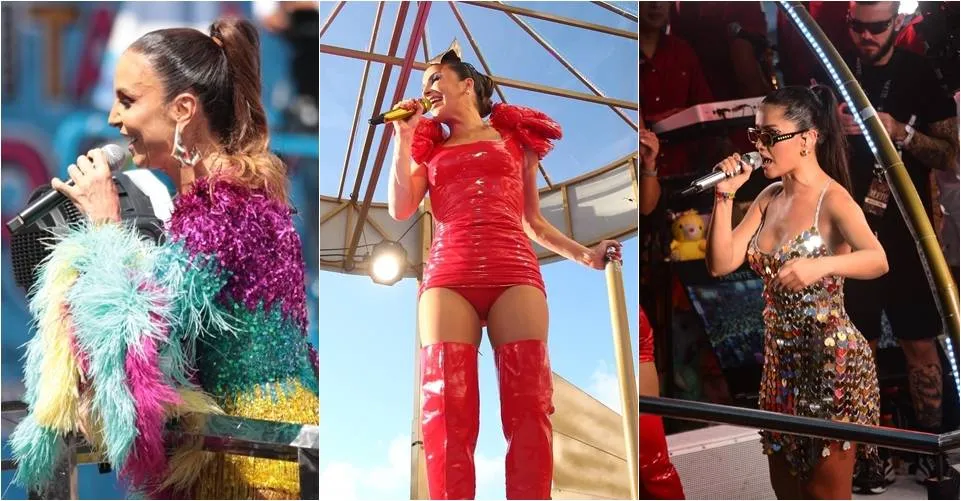 Confira looks dos artistas no último dia do Carnaval de Salvador
