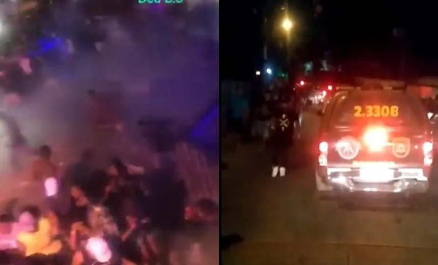 Rondesp invade festa e acaba com "paredão" em chácara de Salvador; veja vídeos 