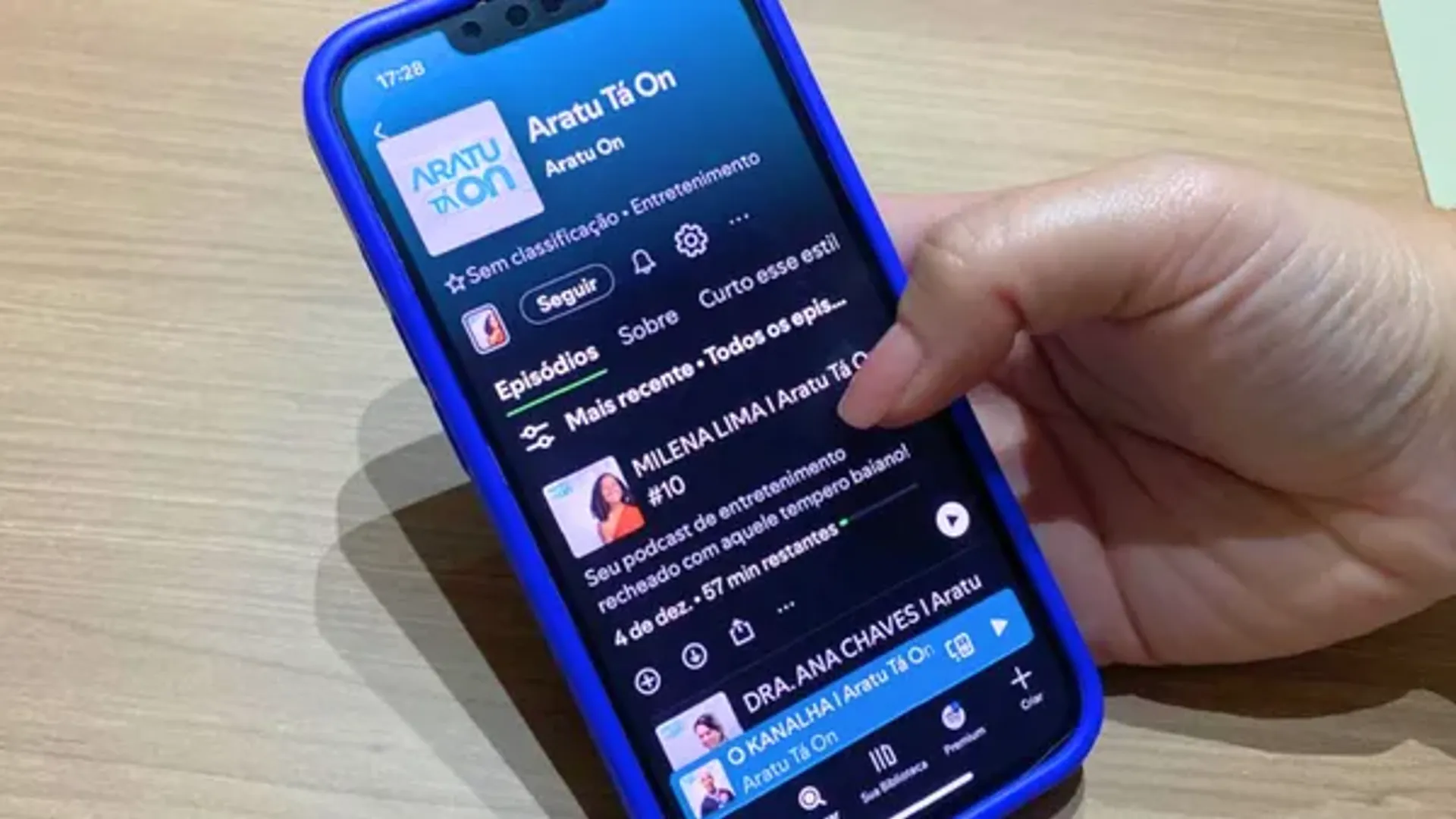 Aratu T&aacute; On tamb&eacute;m est&aacute; dispon&iacute;vel no Spotify