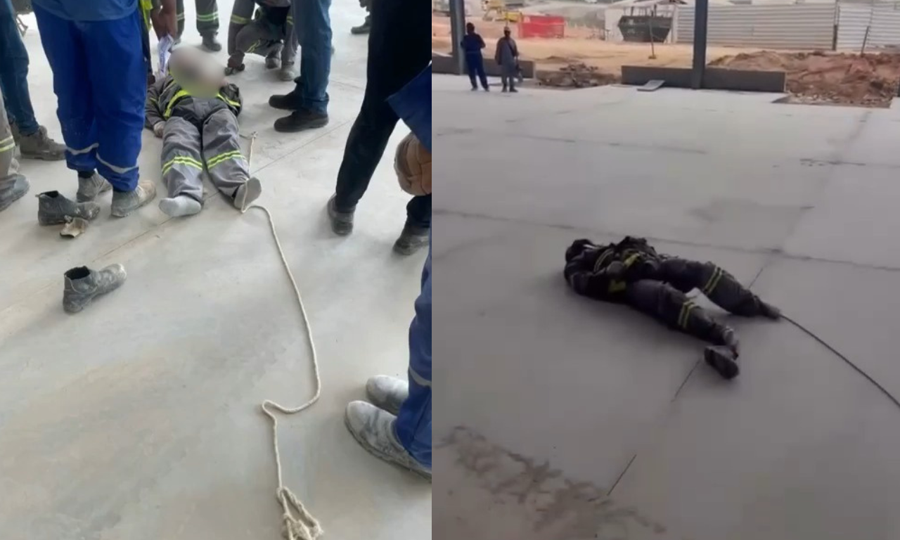 Trabalhador morre ap&oacute;s cair de 13 metros em f&aacute;brica da BYD, em Cama&ccedil;ari. Foto: Reprodu&ccedil;&atilde;o