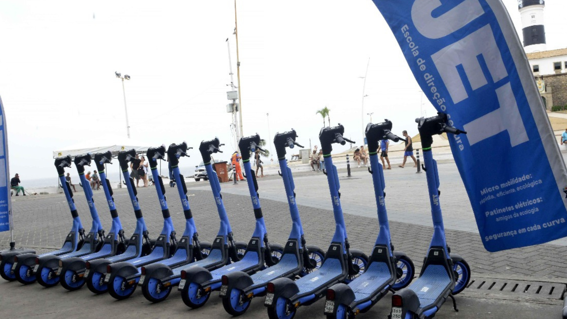As avenidas Milton Santos e Centenário também terão a operação de patinetes suspensa entre os dias 27 de fevereiro e 5 de março. Foto: Otávio Santos| Secom PMS
