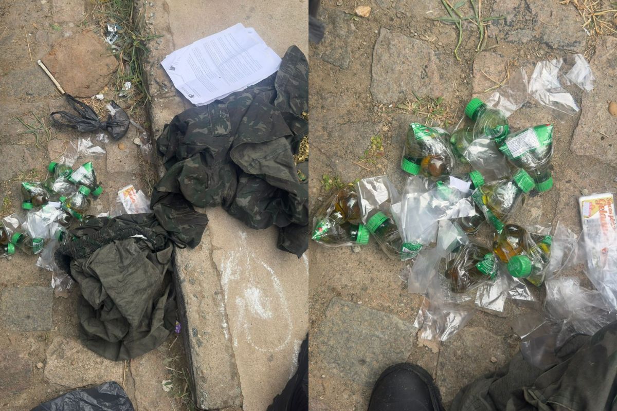 C&atilde;es Farejadores Localizam Drogas Enterradas Em &Aacute;rea De Mata Em Jequi&eacute;