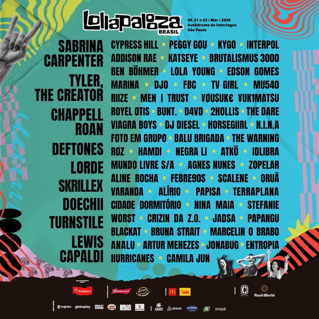 As entradas para a edição de 2026 estão disponíveis no site da Ticketmaster. | Foto: Redes Sociais