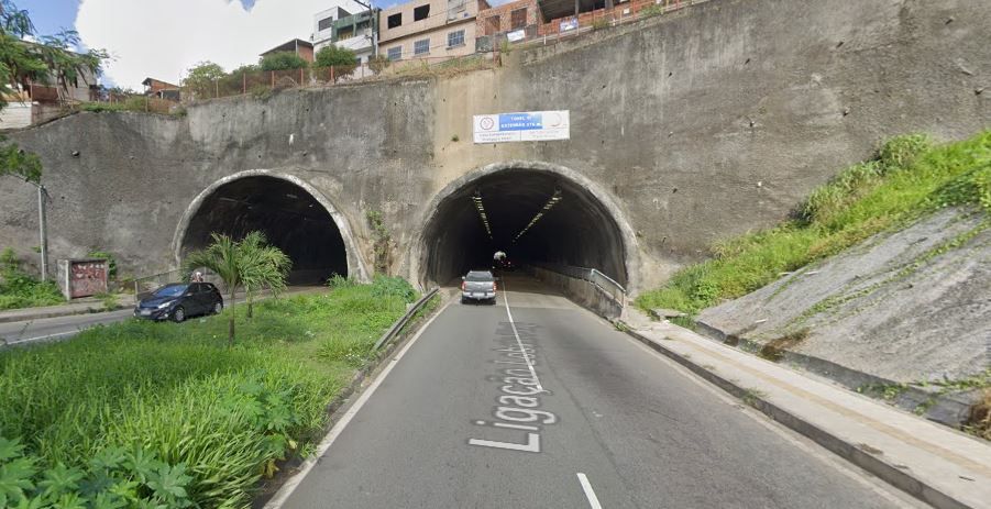Corpo foi encontrado no túnel. Foto: Google Street View