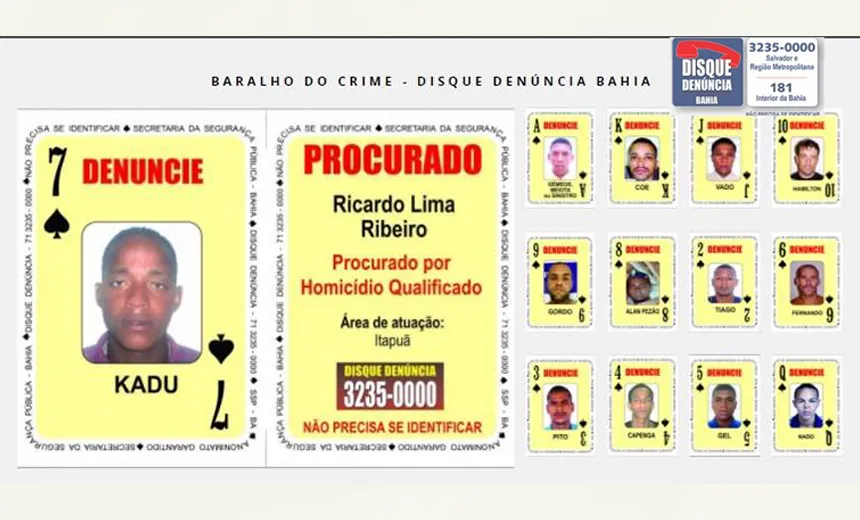 NOVAS CARAS: Baralho do crime recebe primeira atualização em 2018; Confira!