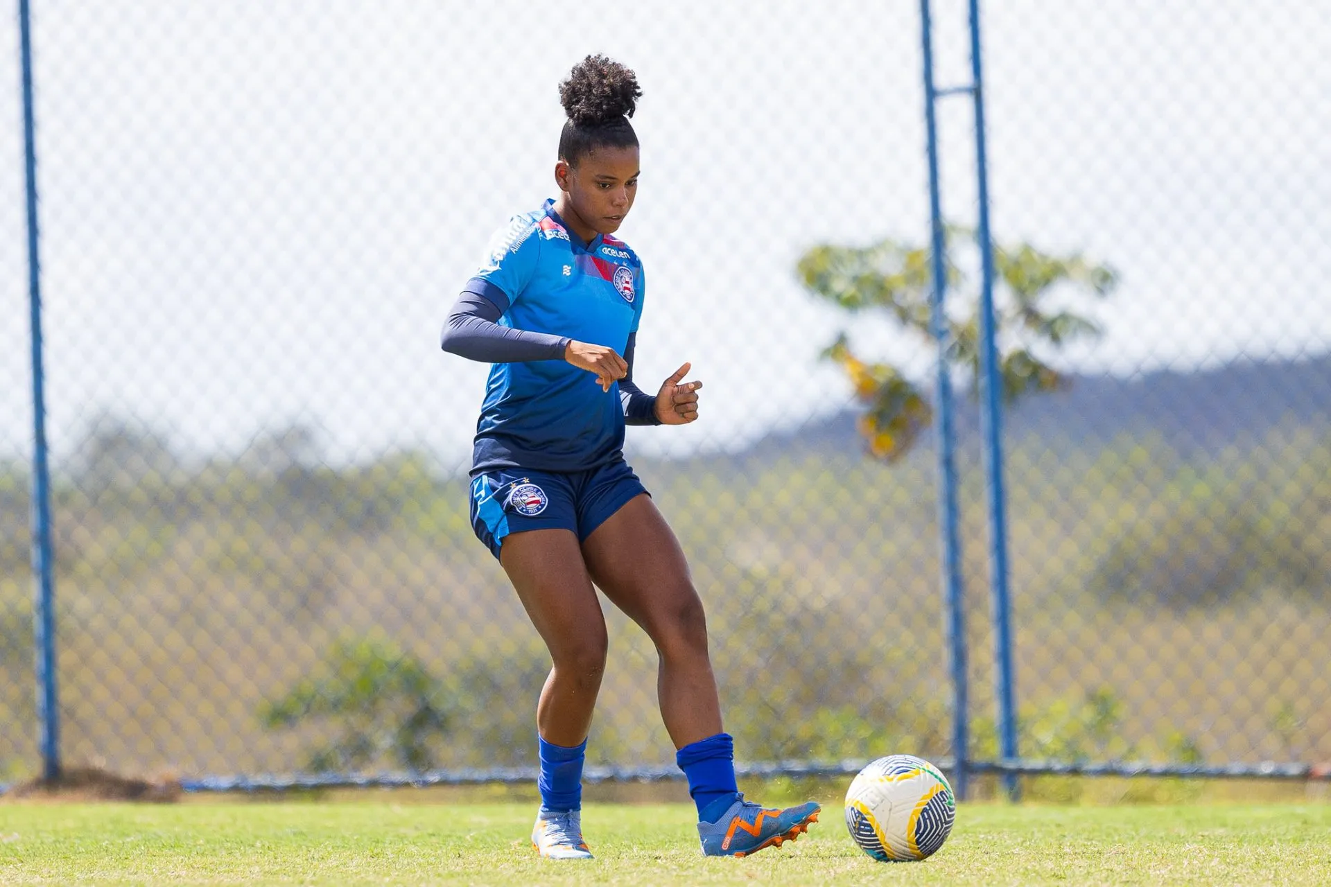 Mulheres de Aço fazem último treino antes da primeira final do Baianão Feminino