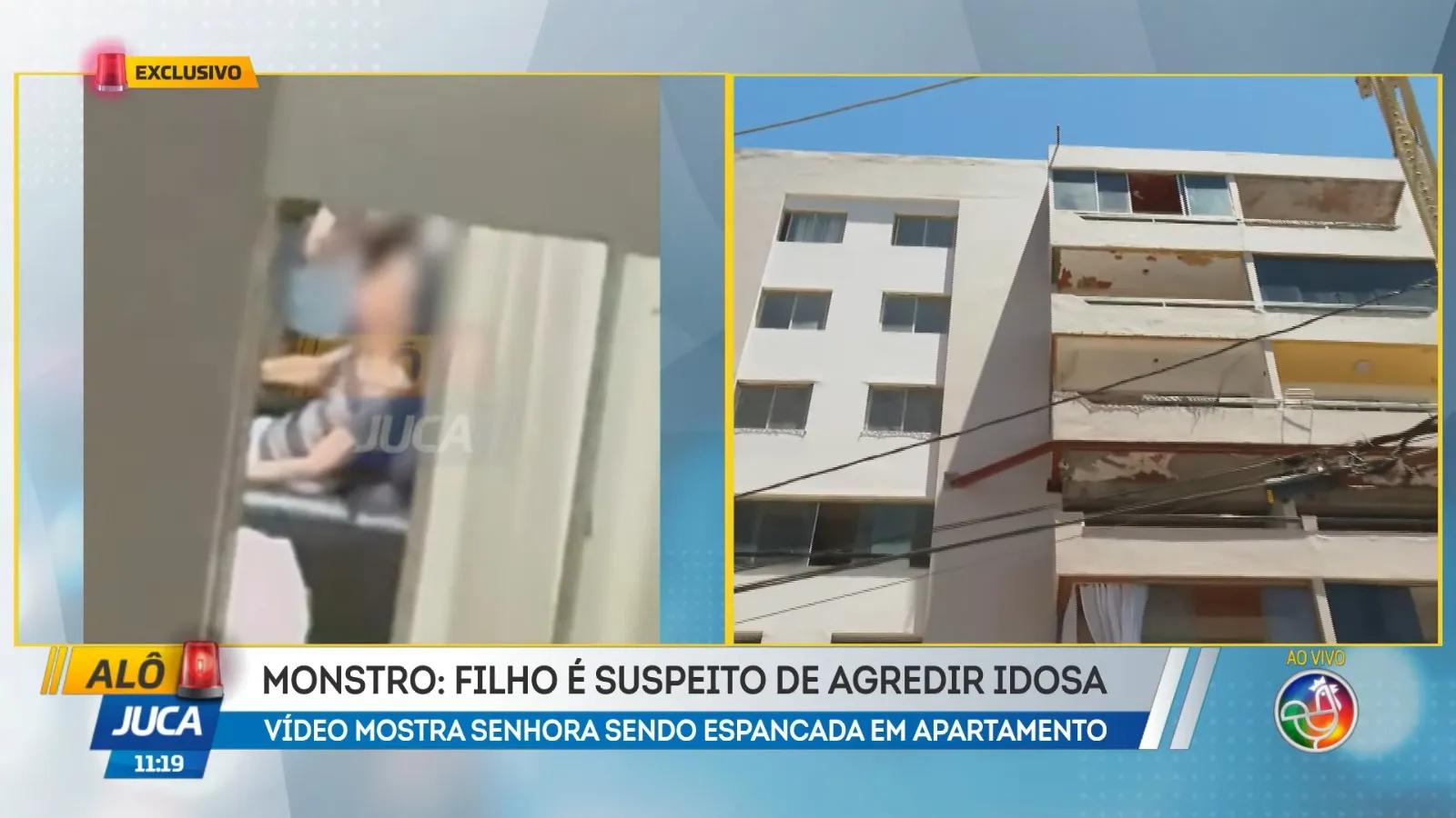Idosa de 70 anos é agredida pelo filho em apartamento no Costa Azul; vídeo