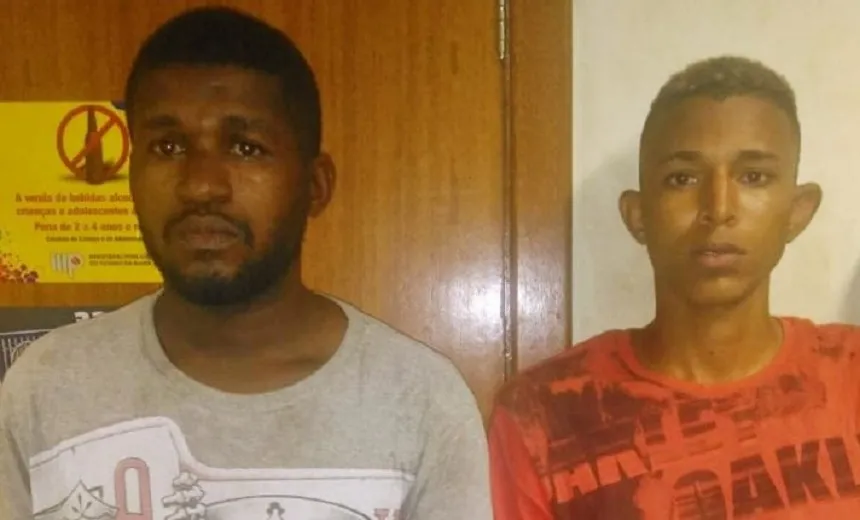 Dupla suspeita de roubo em Conceição do Jacuípe é presa em Feira de Santana