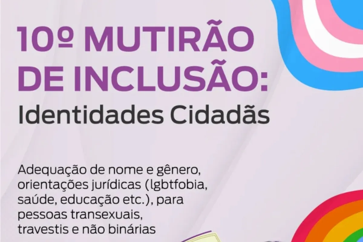 mutirão documentos pessoas trans