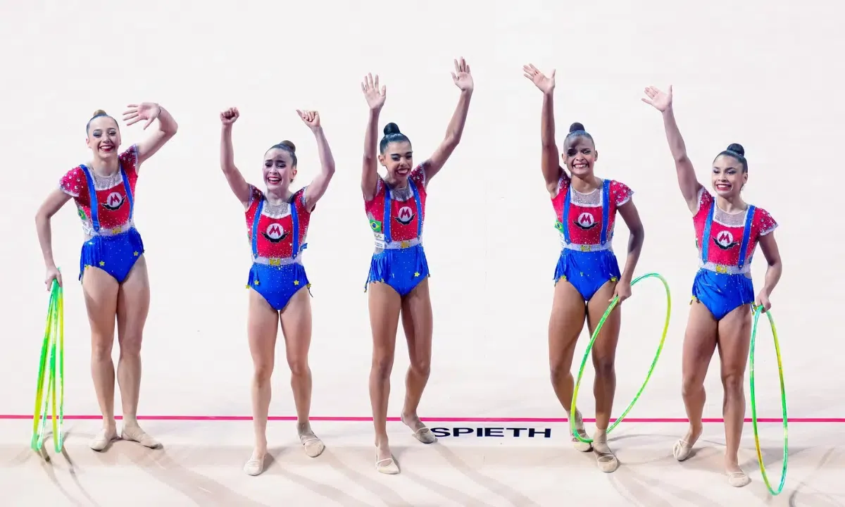 Brasil conquista medalha inédita no Mundial Júnior de Ginástica Rítmica