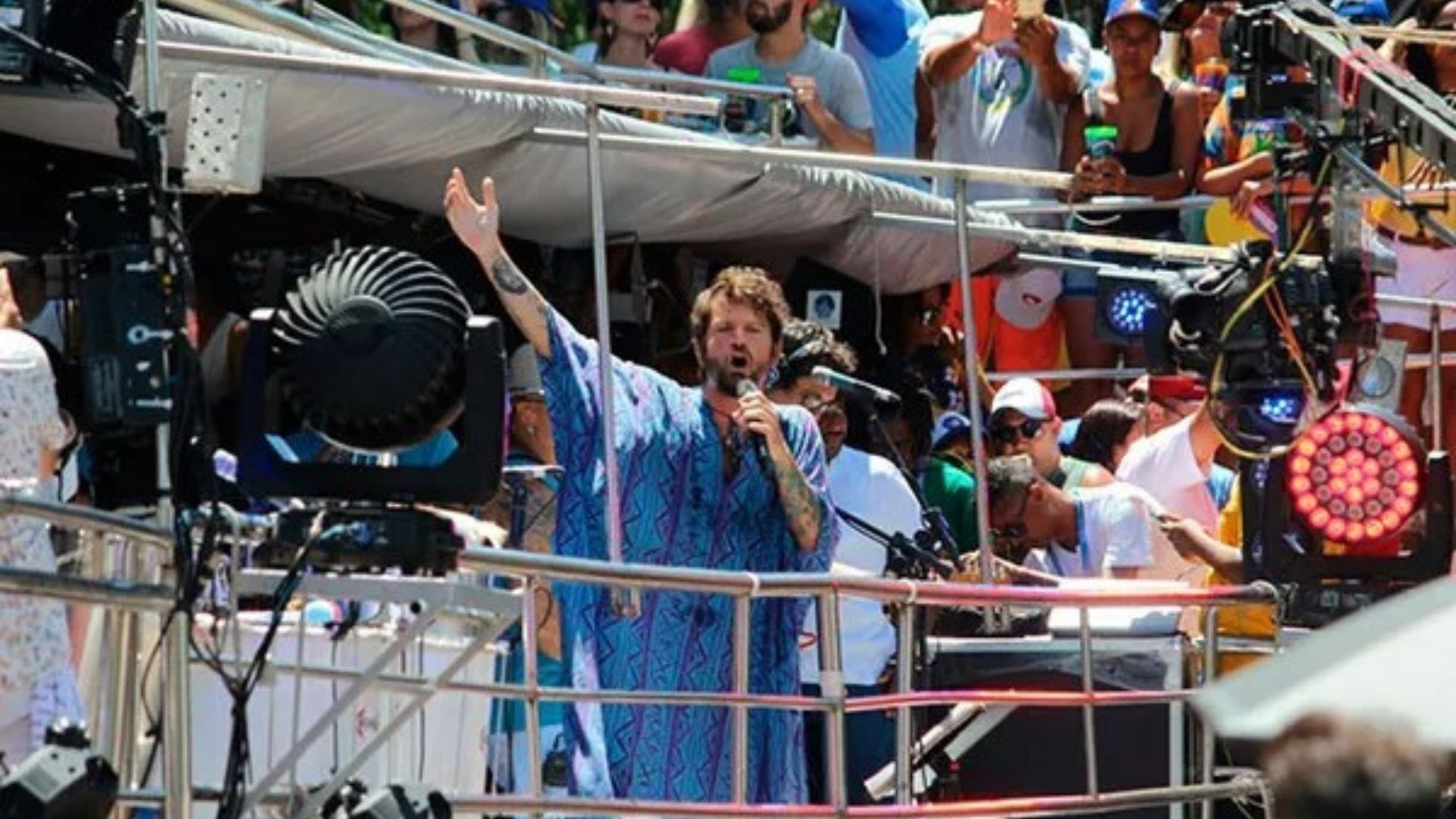 Saulo anuncia apresenta&ccedil;&atilde;o gratuita e beneficente neste domingo (25); Foto: Divulga&ccedil;&atilde;o/Vitor/AgfPontes