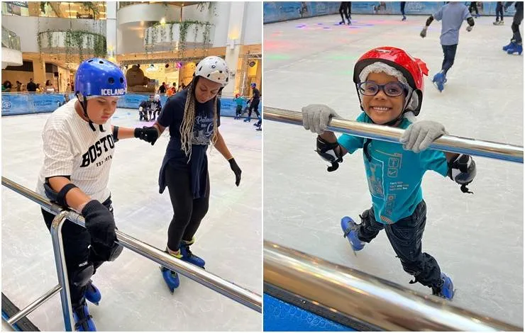ICB leva crianças cegas e com baixa visão para patinar no gelo; assista