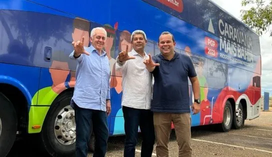 Jerônimo, Geraldo e Otto vão a Ilhéus, Itabuna e Santo Antônio de Jesus neste fim de semana