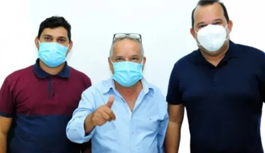 Presidente da CMS, Geraldo Júnior tem audiência com o prefeito de Canarana