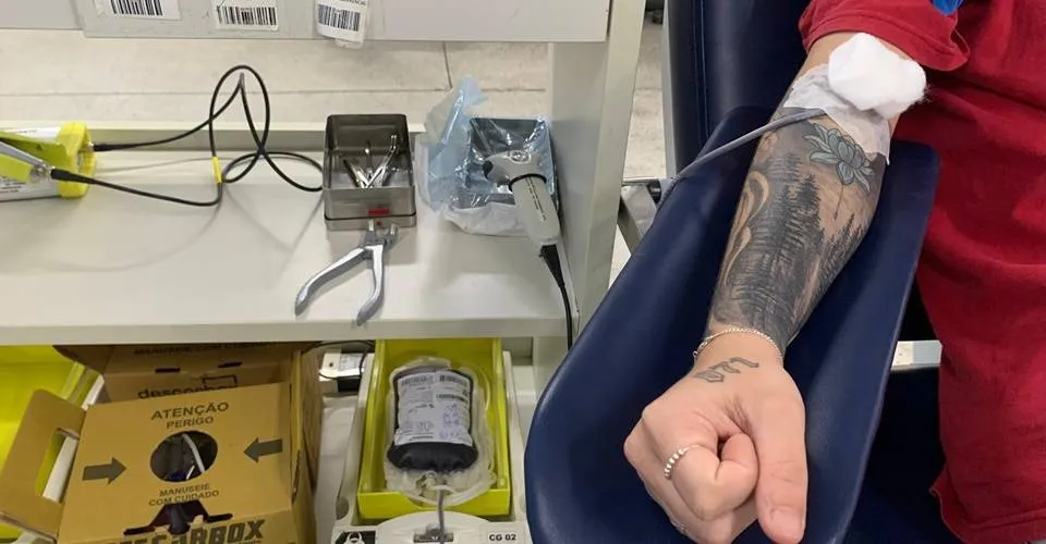 Hemoba reduz tempo de espera para doadores de sangue com tatuagem