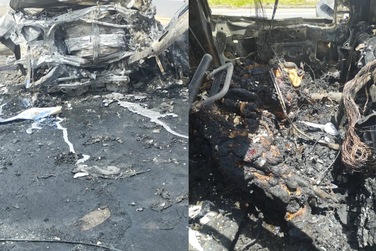 Veja como ficaram os carros após acidente com 10 mortos na BR-101