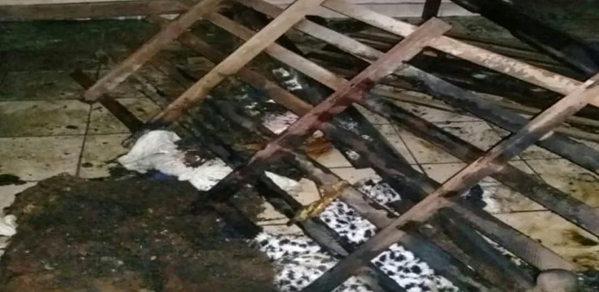 Asilo pega fogo após esquecerem cigarro aceso em colchão; idosos tem 80% do corpo queimado