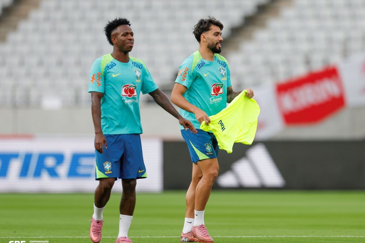 Para Japão x Brasil, o técnico Carlo Ancelotti vai promover diversas mudanças entre os titulares. Foto: Rafael Ribeiro/CBF