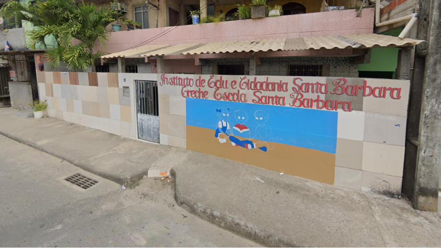 Instituto de Educação e Cidadania Santa Bárbara. Foto: Google Street View
